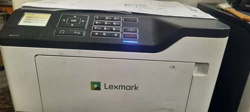 Impresora Simple Función Lexmark Ms521dn Blanca Y Negra 