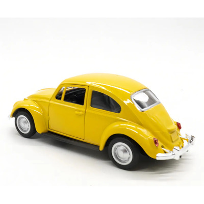 Volkswagen Vocho Colección Escala 1:32 Amarillo Fábrica del Juego | Meses sin interés