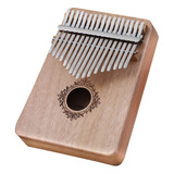 17 Teclas Kalimba Instrumento Musical , Madera Piano De Mano