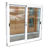 Ventana Aluminio Blanco 150x150 Vidrio 4mm Reja Y Mosquitero