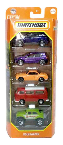 Volkswagen Matchbox 5 Pack Combi Bus Vocho Golf 