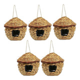 5 X Straw Bird Nest House Hatchery