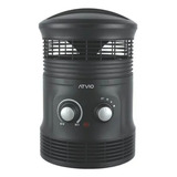 Calefactor Atvio Envolvente, Cerámica, Negro Alto 360° 1500w