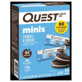 Quest Nutrition I Mini Cookies & Cream Protein Bars I Caja