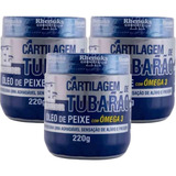  Kit 3 Gel Cartilagem De Tubarão Óleo De Peixe Com Ômega 3