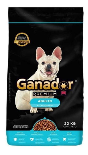 Alimento Ganador Premium Adulto Raza Pequeña De 20kg