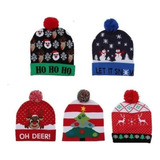 Gorro De Navidad De 5 Piezas Con Luces Led, Regalos De Navidad Al Por Mayor, Color 1