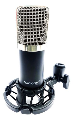 Kit Audiopro Micrófono Para Grabación Ap02036 Color Negro