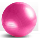 Bola Pilates Yoga Musculação Ginástica 65 Cm C/ Bomba 150kg Cor Rosa