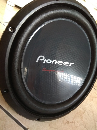 Subwoofer Grave Pioneer Cara Preta Bobina Dupla Monstro L