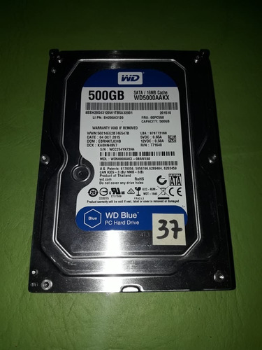 Disco Rigido Western Digital Wd5000aakx 500 Gb