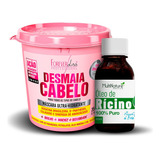 Desmaia Cabelo 350g + Óleo De Rícino 60ml Multinature