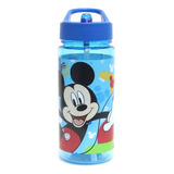 Botella Niños Con Bombilla Mickey Mouse 500ml Disney