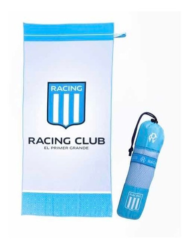 Toallon Secado Rapido Racing Club En Tubo 70 X 1.50 Oficial