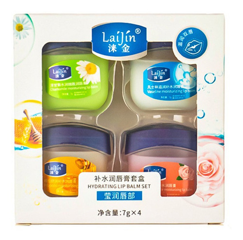 Vaseline Lip Balm Kit Engrosador De Labios 