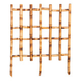 Jardim Vertical De Bambu 50x50 Cm