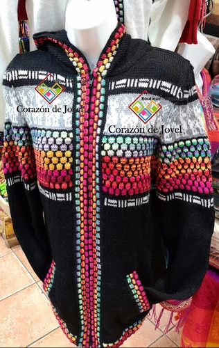 12 Suéteres Finos Tejidos Artesanales Con Capucha / Chiapas 