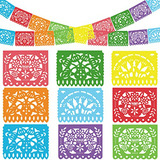 Banner Fiesta Mexicana 32 Pies Papel Picado Day Of The Dead