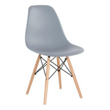Cadeira Charles Eames Wood Jantar Cozinha Dsw Eiffel  Cores Estrutura Da Cadeira Cinza Médio