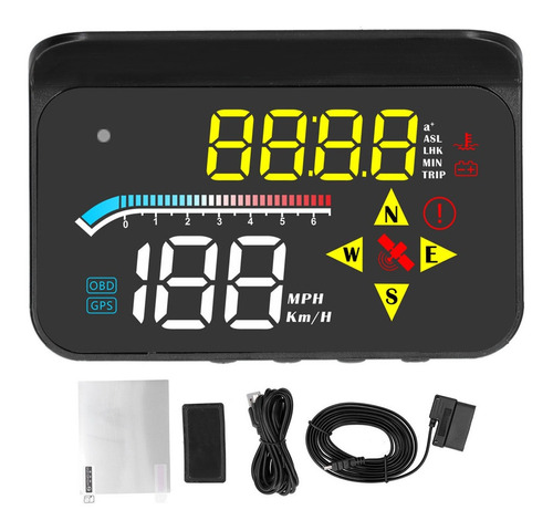 Sistema Carro Obd2+gps Hud Headup Display, Especificação Dig