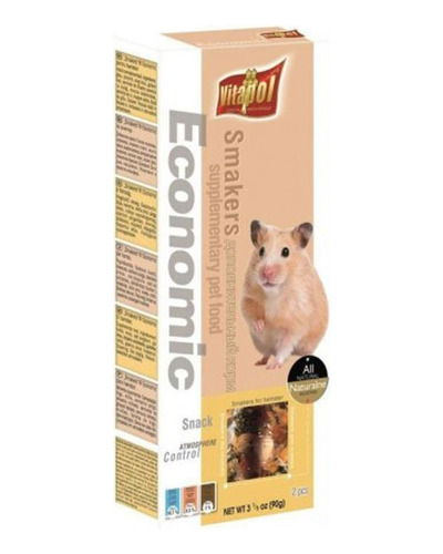 Snack Barras Para Roedores Hamsters 2 Un