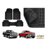 Tapetes Uso Rudo Chevrolet Silverado 2014 Rubber Black Origi