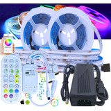 10mts Fita Led Rgb Cob Ip20 Smart Inteligente + Wifi + Fonte