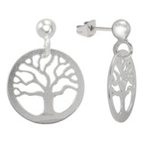 Aros Plata Árbol De La Vida - Top Regalo