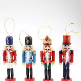 Set 4 Cascanueces Colgantes Decorativo Navidad 