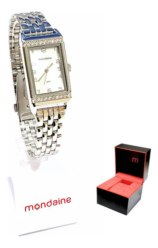 Relógio Mondaine Feminino Analógico Quadrado 32495l0mvne2