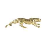 Escultura De Leopardo De Polystone Glam, 34  X 8  X 8 ,...