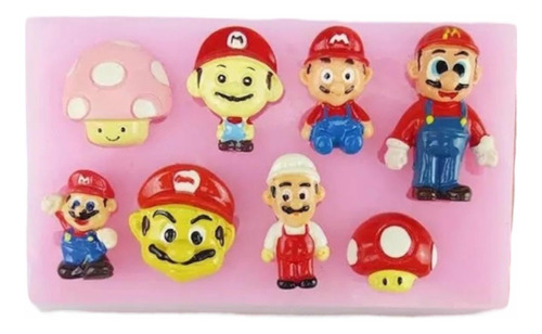 Molde De Silicón Mario Bros Día Del Niño