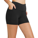 Short Baleaf Biker De Compresión Cintura Alta Spandex L