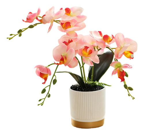 Flor Artificial De Orquídeas De Imitación, Decoración