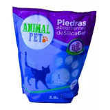 Piedras Sanitarias Silica Gel Lavanda Animal Pet X 3.8 Lts