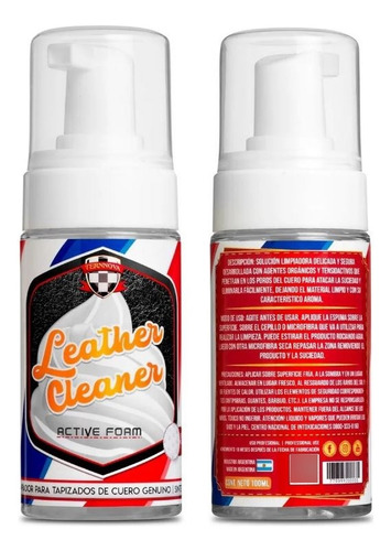 Limpiador Tapizados Cuero - Leather Cleaner Foamer Ternnova