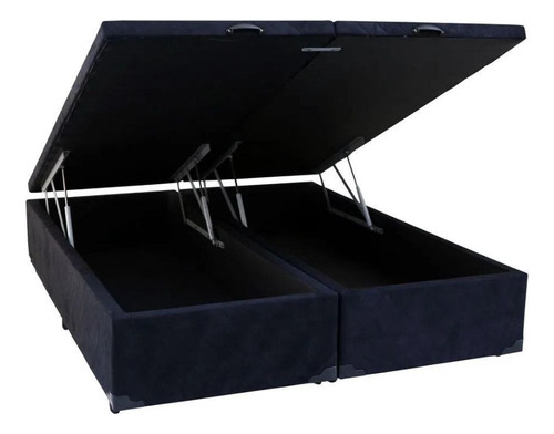 Cama Queen Box Baú Bi-partida 79 Luxo