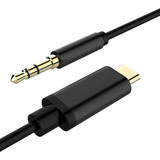 Cable Adaptador Tipo C A Auxiliar Para Celu Stereo Parlantes