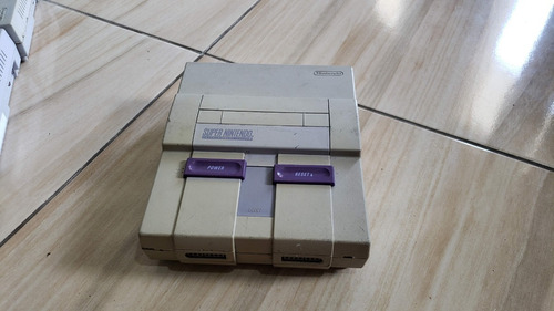 Super Nintendo Fat Só O Console Sem Nada Não Tá Ligando!!! B4