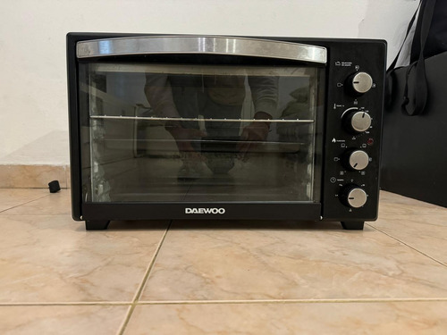 Horno De Mesa Eléctrico Daewoo Dw-5094ca 55l Negro 220v