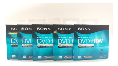 Kit Com 5 Mini Dvd+rw Sony 