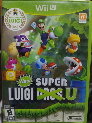 New Super Luigi U Wiiu En Excelente Estado 