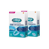 Pack X2 Corega Tabs Tabletas Limpiadoras Pro Ortodoncia X 30