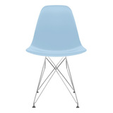 Cadeira Para Sala De Jantar Eames Pp Eiffel Azul Claro Afwt