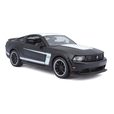 Maisto Ford Mustang Boss 302 2012 A Escala 1:24 Color Negro | Envío gratis
