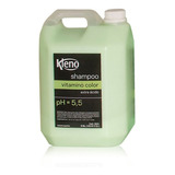 Shampoo X 5 Litros Kleno, Vitamino Color  Extra Acido