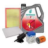 Kit 4 Filtros Fiat Fire Palio Siena + Aceite Selenia 15w40