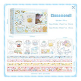 Set Sticker Y Rollo Adhesivo Cinnamoroll Sanrio Kawaii