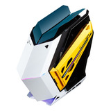 Chasis Gabinete Caja Gamer Iceberg Mech One Argb X4 Fan Color Blanco