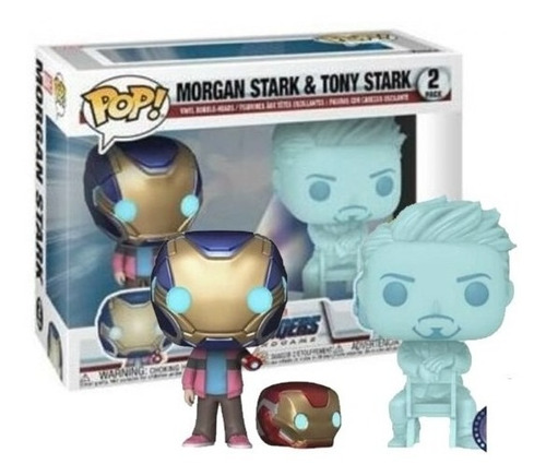 Pop Avengers 2 Pack Morgan Stark & Tony Strark Ex Funko